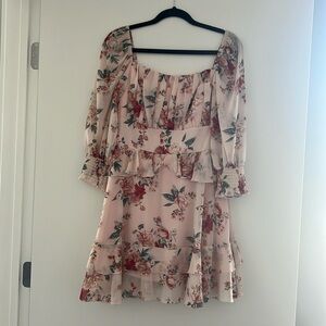 NWT Floral Ruffle Dress